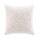 Housse de coussin +encart 40 x 40 cm velours devore curly