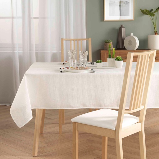 Nappe rectangle 140 x 250 cm jacquard stella