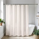 Rideau de douche en microfibre 180x180cm - beige