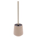 Brosse wc polyresine effet sable - naturel