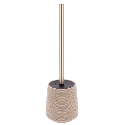 Brosse wc polyresine effet sable - naturel
