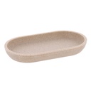 Plateau strie polyresine - beige