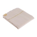 Serviette de toilette 50x90 cm 100% coton nid d abeille - beige