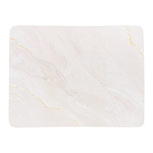 Tapis rectangulaire absorbant souple 45x60cm - facon marbre beige
