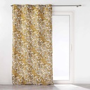 Rideau a oeillets  140 x 240 cm coton imp.  jardin secret miel