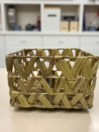 Grand panier jacinthe tressee - naturel