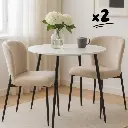 Lot de 2 chaises de salle à manger - "Loris"