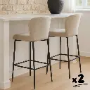 Lot de 2 chaises de bar - "Loris"