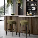 Lot de 2 tabourets - Sorella kiwi