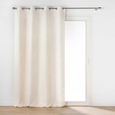 Rideau à oeillets 140 x 260 cm jacquard galilea naturel