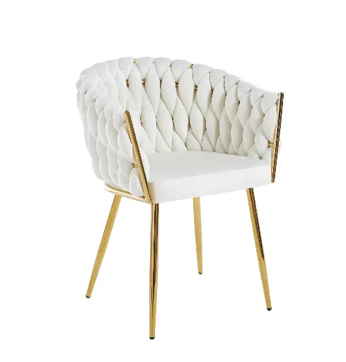 Lot de 2 chaises de salle à manger "Naomie" Beige