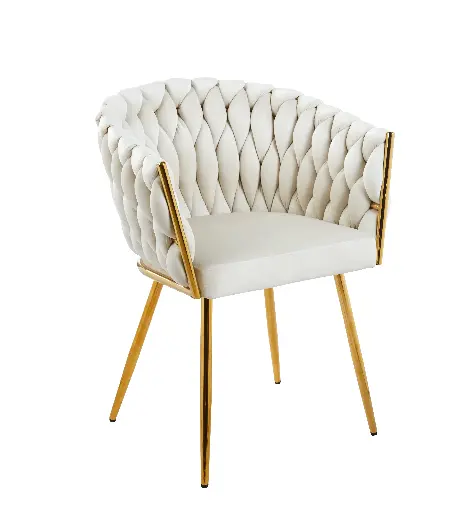 Lot de 2 chaises de salle à manger "Naomie" Lin