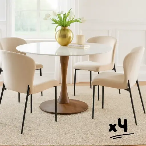 Lot de 4 chaises de salle à manger - "Loris"