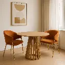 Lot de 2 chaises de salle à manger Letizia - Rouille