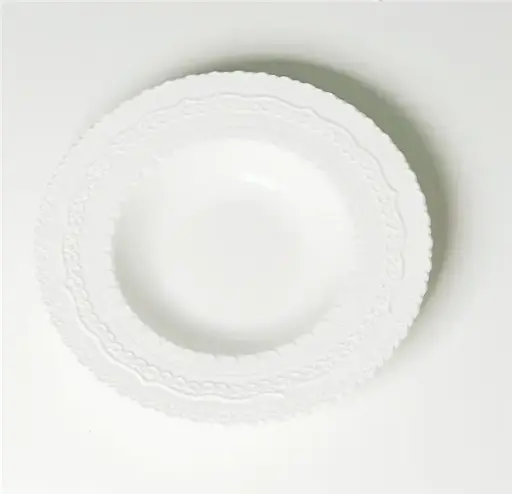 Assiette creux à relief - 4995