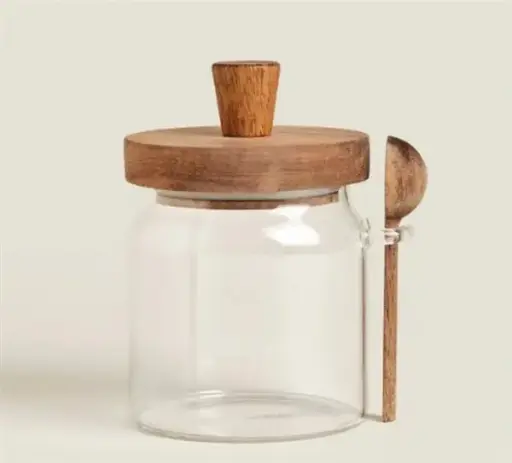 Bocal de conservation avec cuillère - 332