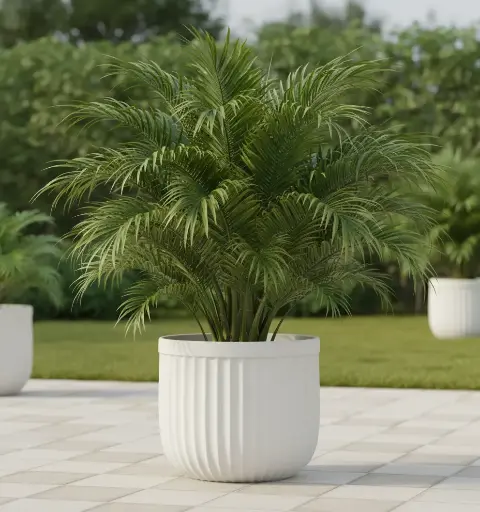 Grand cache-pot "Hibiscus"