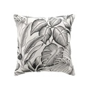 Coussin 45 x 45 cm polyester imp. cabana naturel