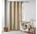 Rideau a oeillets 140 x 240 cm bouclette unie wooly beige