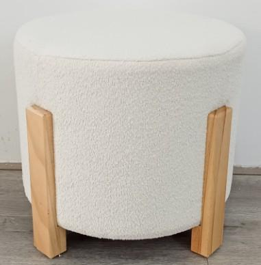 Pouf Blanc -'Jessica'