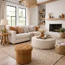 Pouf Rouille -'Selma'