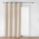 Rideau a oeillets 140 x 260 cm jacquard loria naturel
