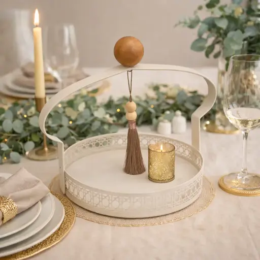 presentoir forme minaret cannage 25*20*22
