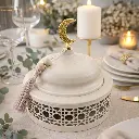 bonboniere dome metal cannage 21*21*20