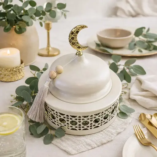 bonboniere dome metal cannage 18*18*16.5