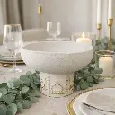 coupelle resine mosquee dorée  16.5*16.5*12