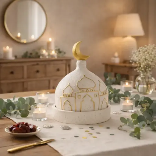 coupelle dome resigne motif mosquee 15.5*15.5**20