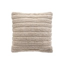 Housse de coussin +encart 40 x 40 cm coton/polyester+fils metal. kiyo