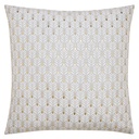 Coussin dehoussable compresse 60 x 60 cm polyester imp. metallise piana naturel