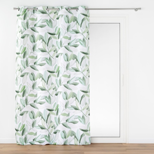 Rideau a oeillets 140 x 260 cm polyester imprime eleonore