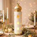 Minaret dome or  beige 19*19*70cm - Zahra