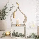 Support apperitif minaret khaki 19*10*51cm - Nadya