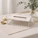 Boite a mouchoir effet travertin 13*23 - Adiel