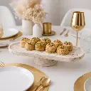 Serviteur effet travertin 35*16cm - Auren