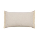 Coussin dehous. compr. franges 30 x 50 cm polycoton uni vertis