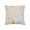Coussin dehoussable compresse 45 x 45 cm polycoton imp. metal. anassia des place