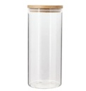 Bocal verre couvercle acacia 1.6 l