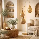 lanterne sur pied 3 branches