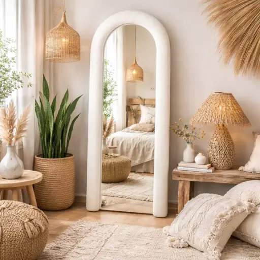 Miroir sur pied "Aria" - arche