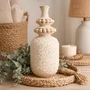 Vase Balustre avec perles 29 cm