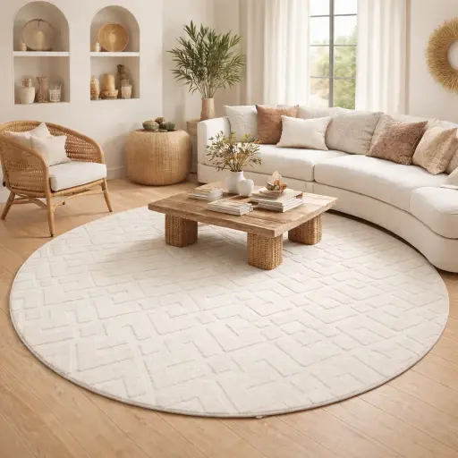 Tapis 160cm rond - "COSLADA"