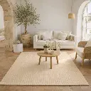 Tapis 160*230cm - "TORRENTE" Effet Fourrure Beige