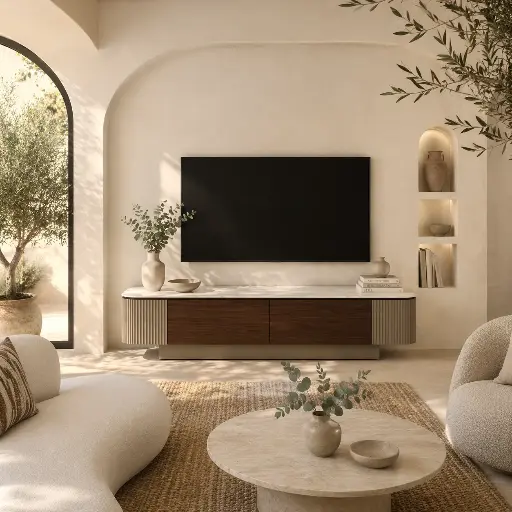 Meuble TV 45.5*205.5*42 cm - SILAN