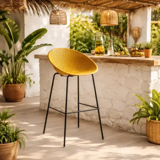 Chaise 58*51*82 cm - HAYO Jaune