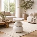 Table basse Ø40.5*51 cm - "Tamago"