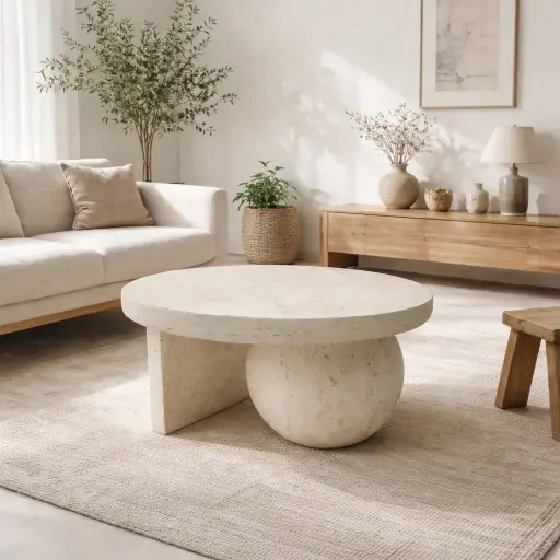 Table basse Ø90*45 cm - "Itsuki"